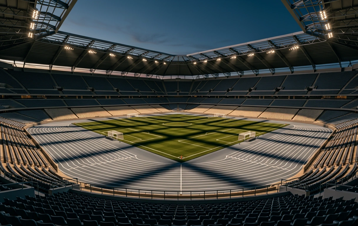 Atmosphère sportive professionnelle